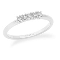 Ringe Comete Dame in Weißgold Diamante 0.15 Ct ANB2245 - ANB2245